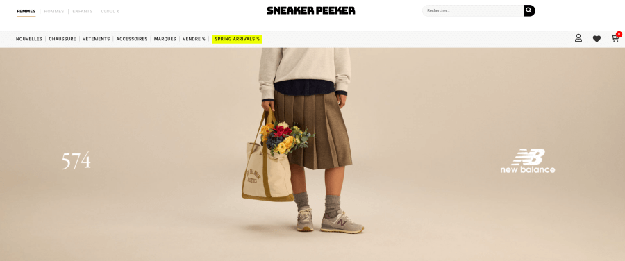 Boutique en ligne Sneaker Peeker